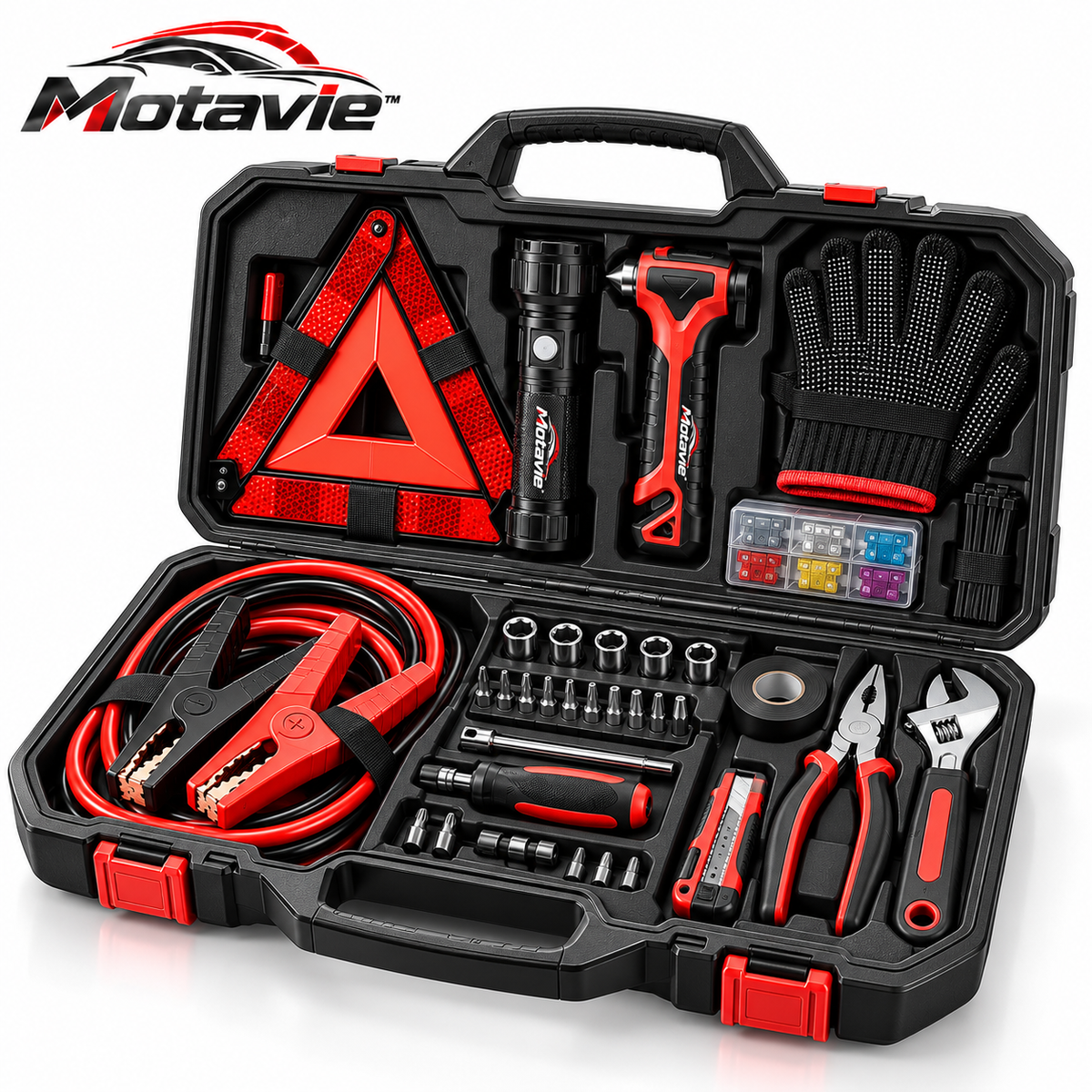 Motavie™ Roadside Emergency Tool Kit
