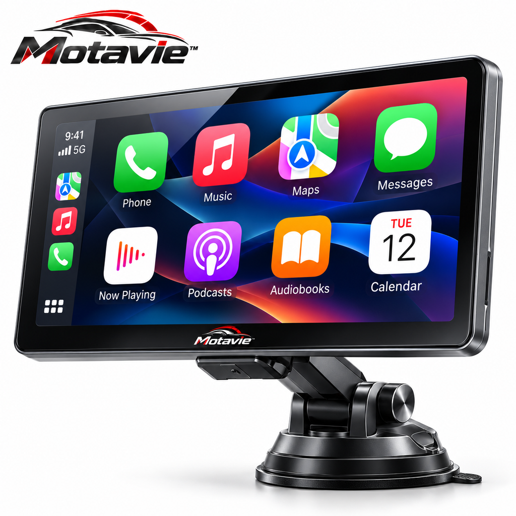Motavie™ Portable Wireless CarPlay Display
