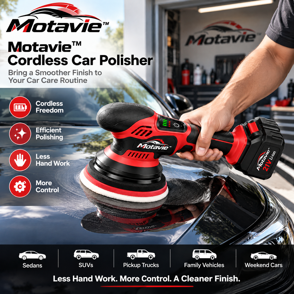 Motavie™ Cordless Car Polisher