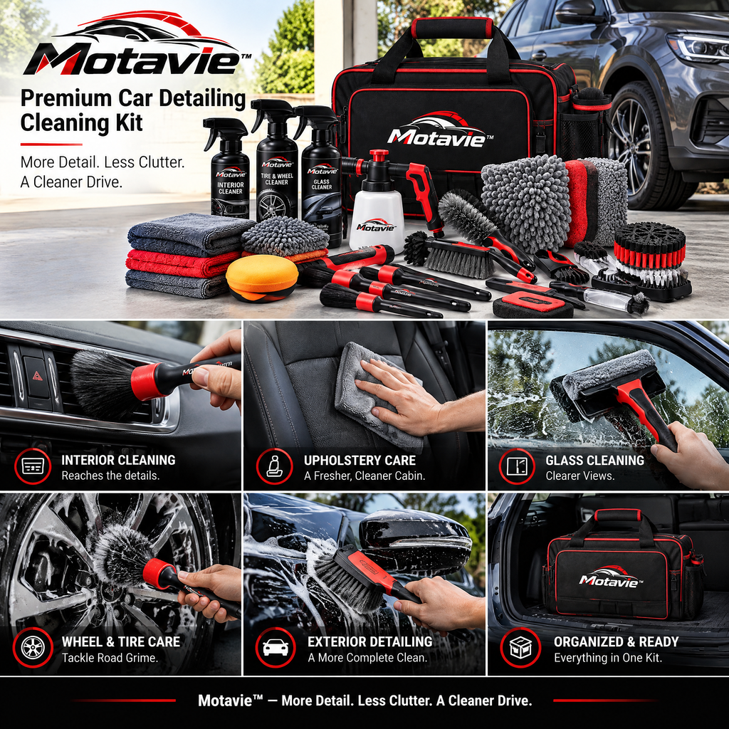 Motavie™ Premium Car Detailing Cleaning Kit