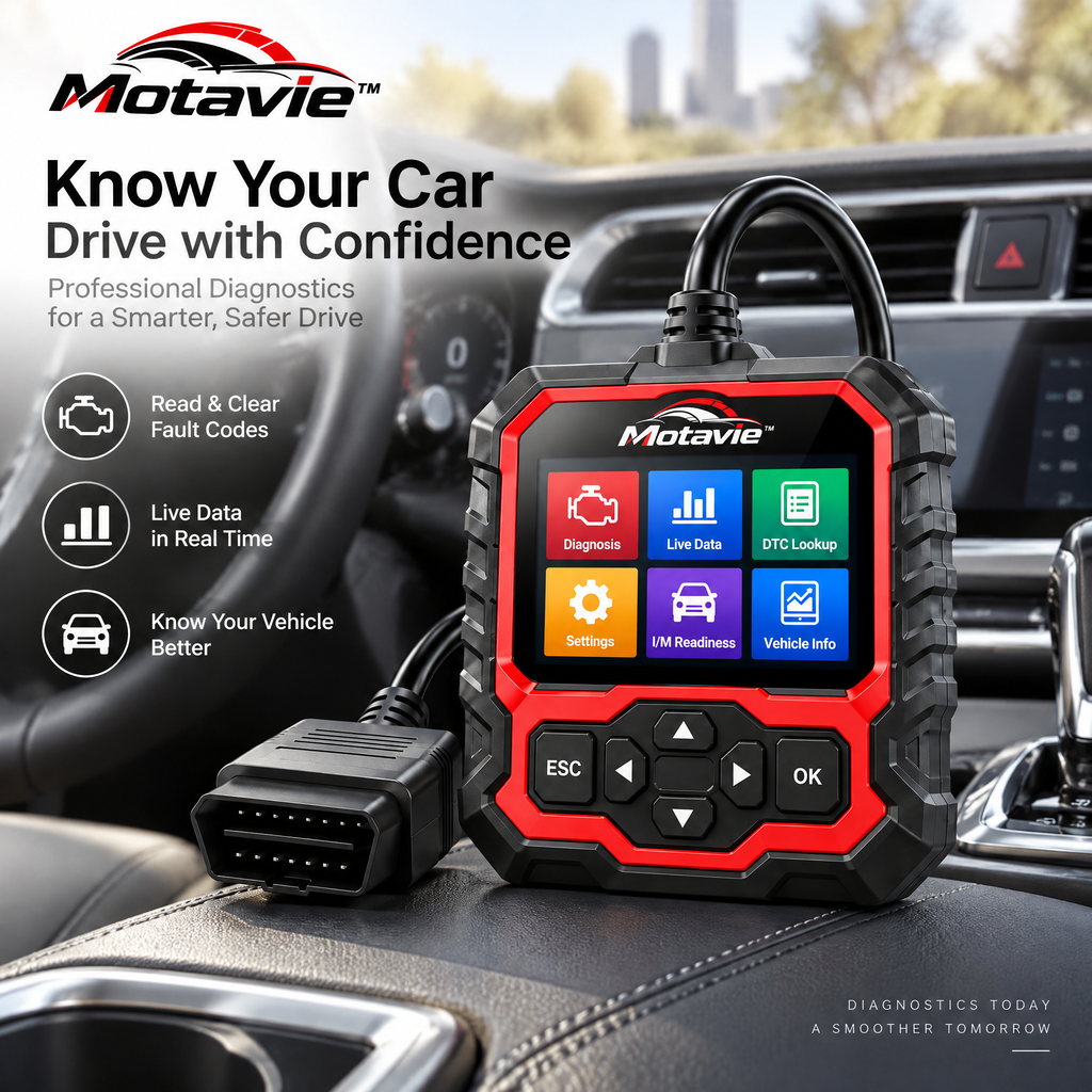 Motavie™ OBD2 Car Diagnostic Scanner