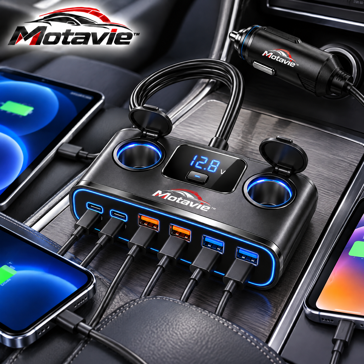 Motavie™ Multi-Port Fast Charging Power Hub