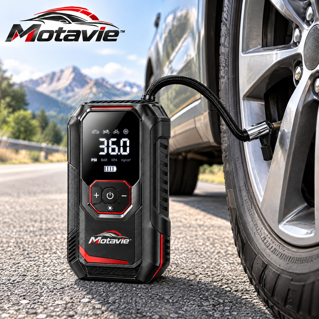 Motavie™ Portable Digital Tire Inflator