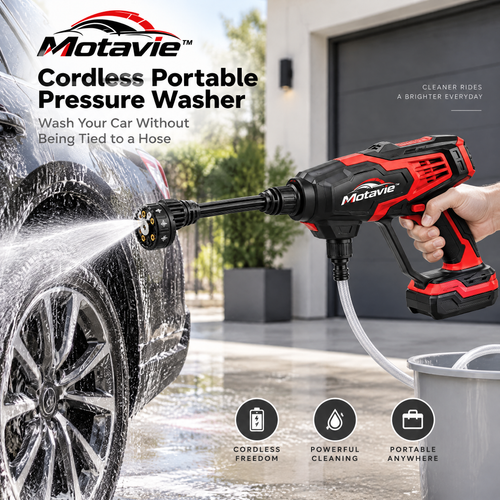 Motavie™ Cordless Portable Pressure Washer
