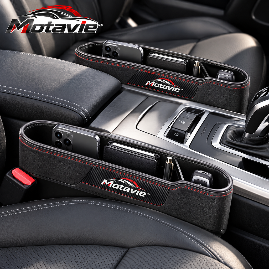 Motavie™ 2-Piece Car Seat Gap Organizer Set