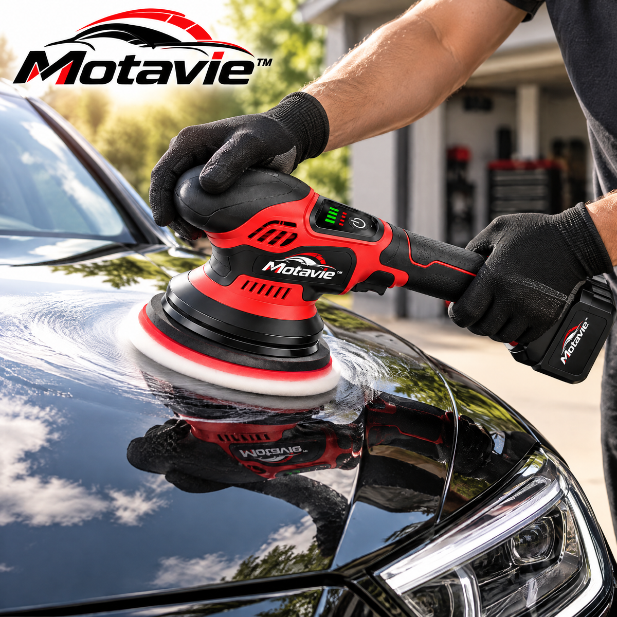 Motavie™ Cordless Car Polisher