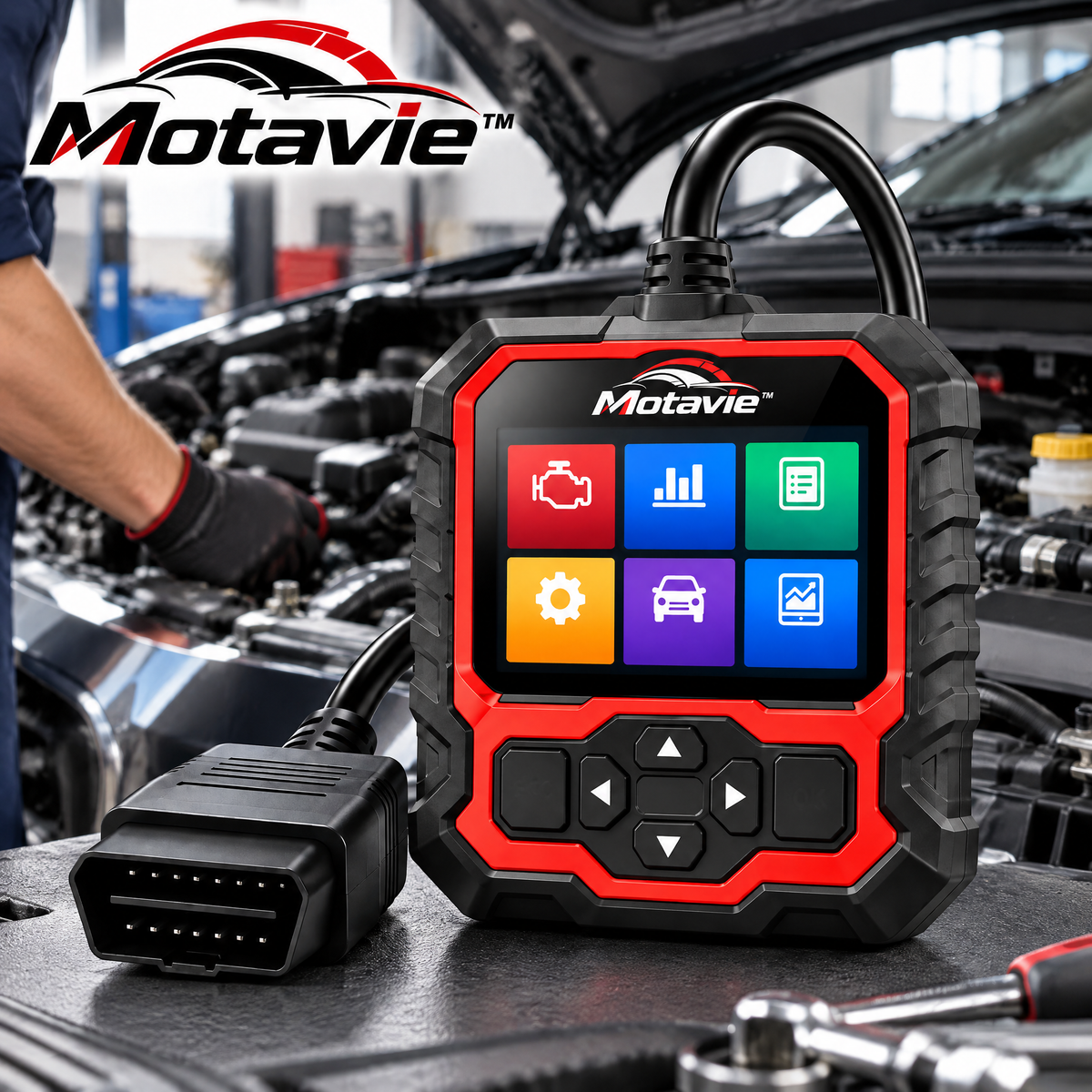 Motavie™ OBD2 Car Diagnostic Scanner