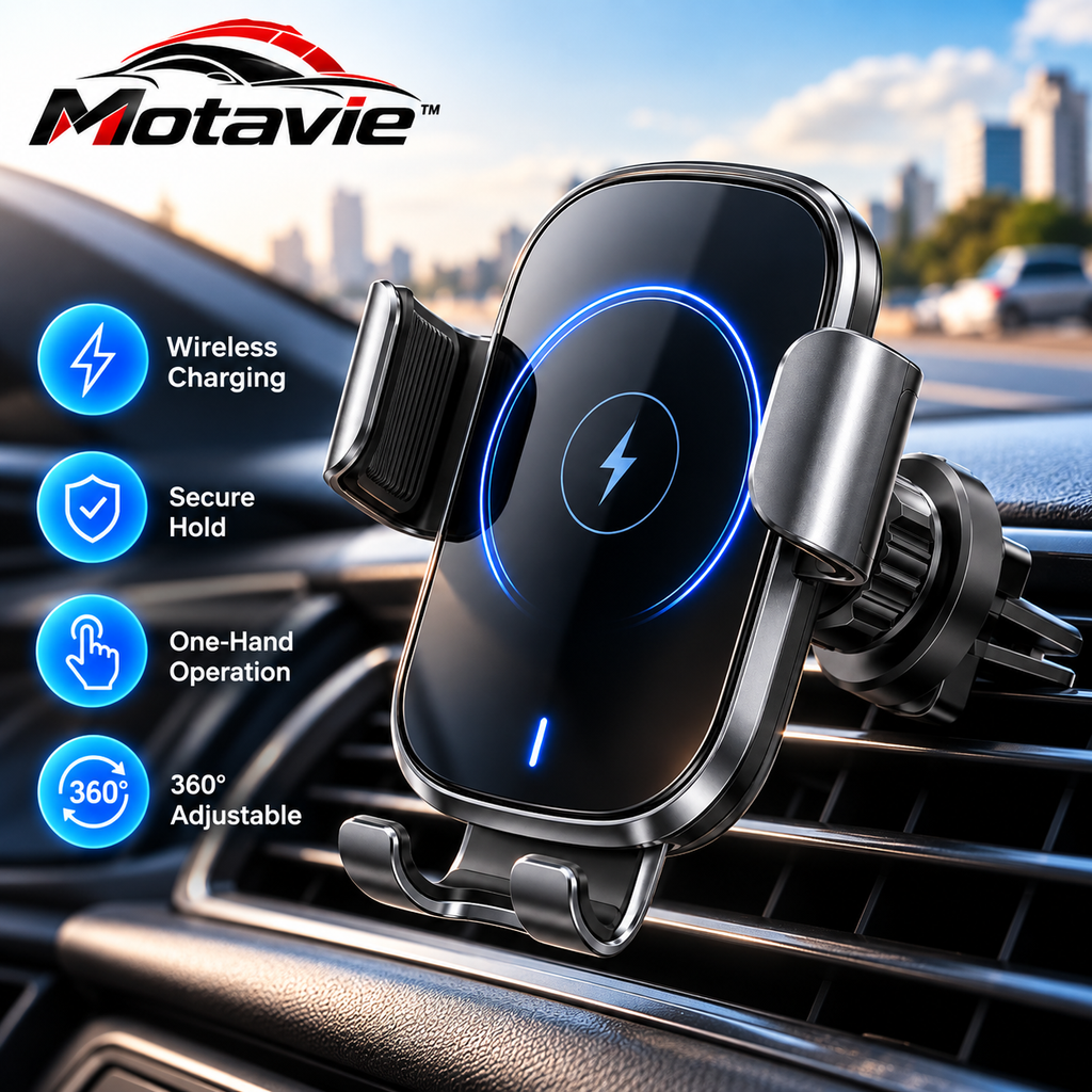 Motavie™ Wireless Charging Car Phone Mount
