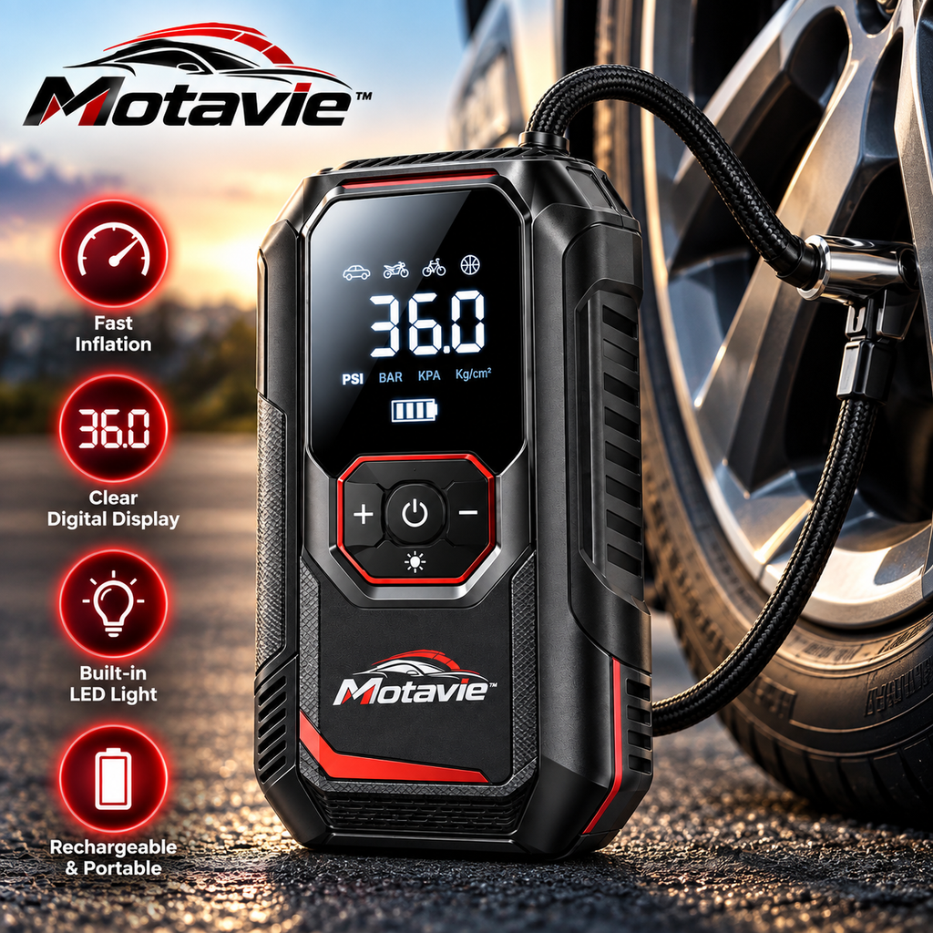 Motavie™ Portable Digital Tire Inflator